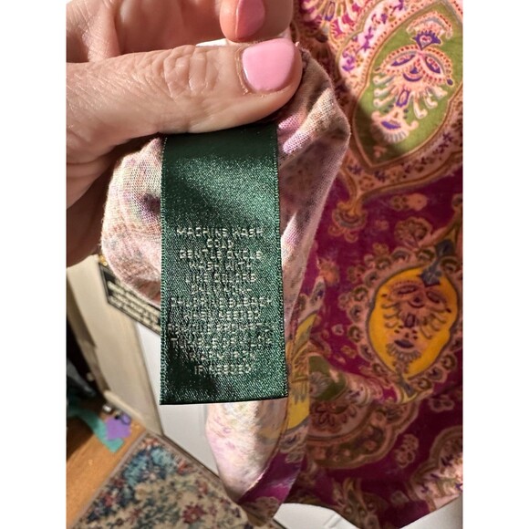 Vintage Ralph Lauren Paisley Top - Picture 4 of 5